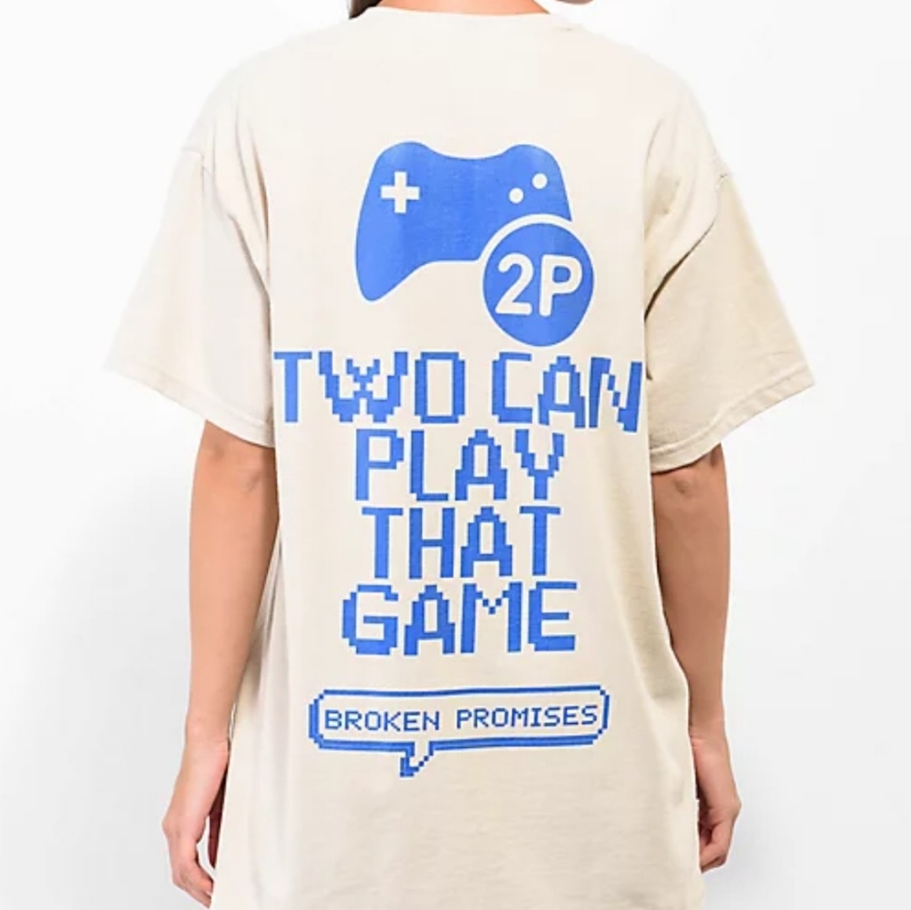 Broken Promises 2 Player Unisex Tee - Picture 3 of 8